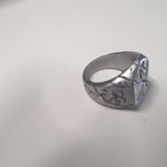 Stainless steel handcrafted ring set size 11 customized unique designs - Picture 12 of 15
